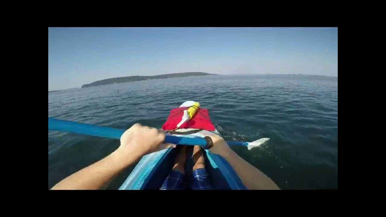 Kayaking from Owen Beach to Vashon Island YouTube