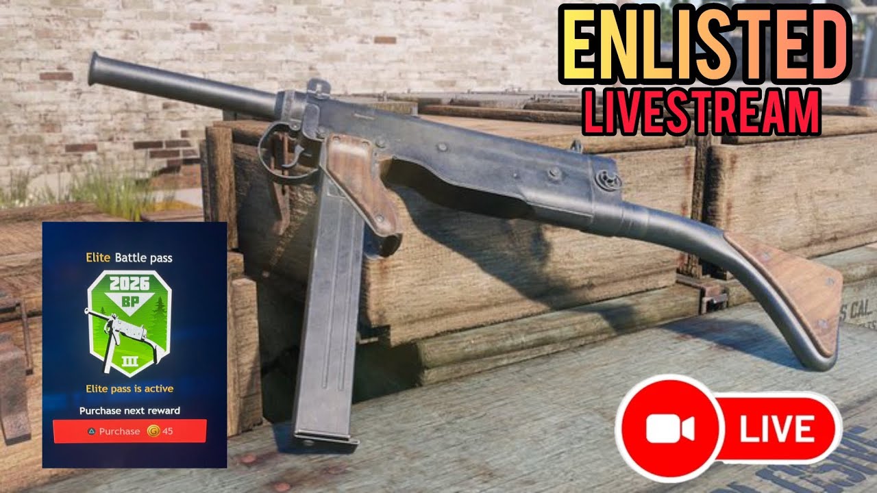 ENLISTED Livestream | Battlepass Progressing | All Factions (BR5,BR2,BR3,BR2)