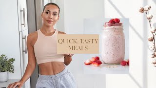 WHAT I EAT IN A BUSY DAY | QUICK, HEALTHY MEALS