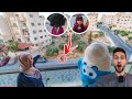 ماشا تتمشى مع المعلمه الشريرة بالشارع اكتشفنا السبب وصار شي ما تتوقعوه ايمن تيوبر ورحمه مع سنفور