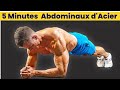 5 Minutes de Planches pour des Abdos d'Acier