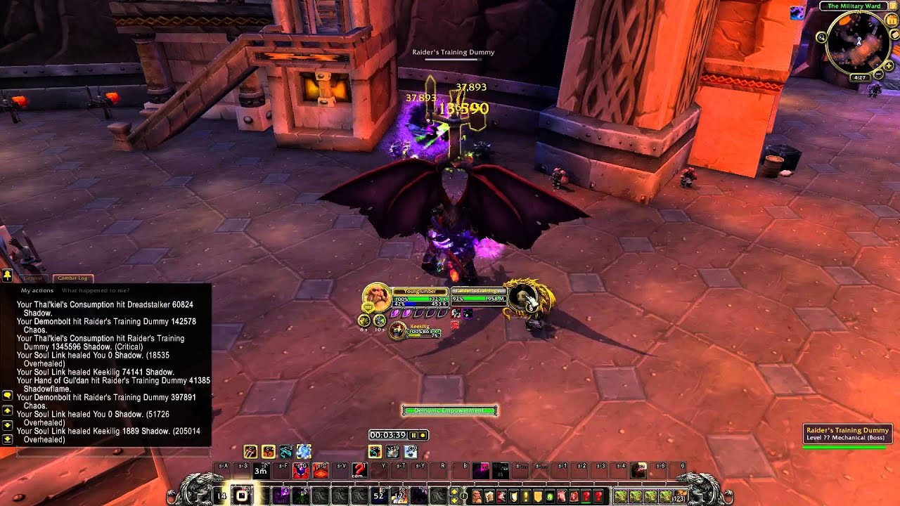 Legion Alpha: Demo Warlock Single-target Rotation (LOG IN DESCRIPTION)