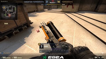 CS:GO - He really hates the Tec9... 1v4 ninja defuse... May 5 2017 r17 esea match 9991432