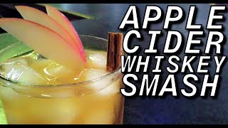 Apple Cider Whiskey Smash | #DRINKTIPS | An Easy Fall Cocktail Recipe