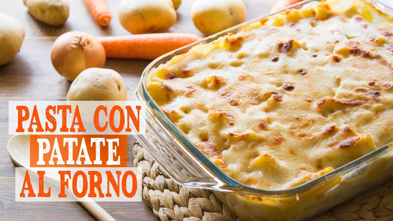 Pasta patate e provola al forno