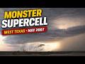 Tornado-Warned Supercell Structure in West Texas | May 2007 Time Lapse