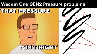 Pressure problems with new Wacom One (2023/GEN2) drawing tablets