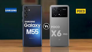 Samsung Galaxy M55 5GVs Poco x6 pro 5G- Full Comparsion 🔥Thedstech