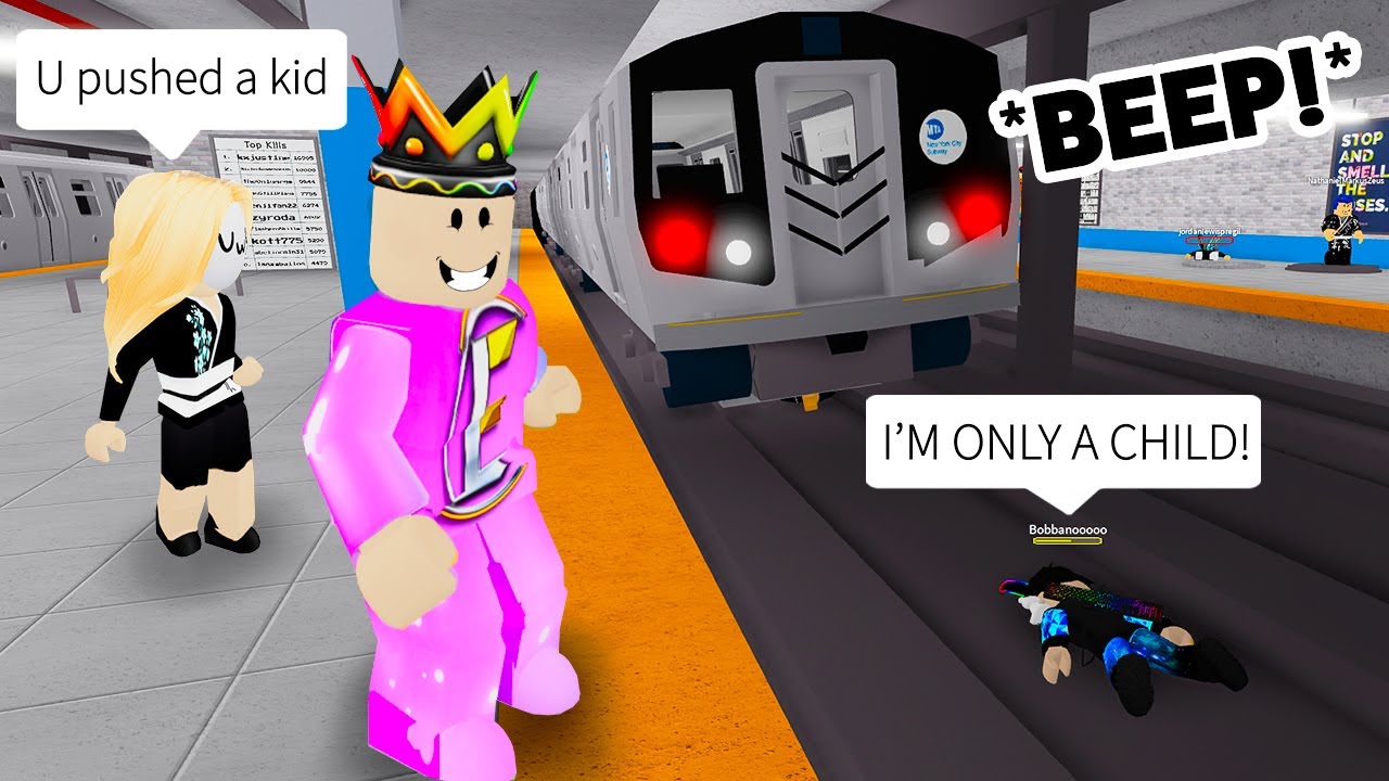 Pushing Kids In Front Of Subway Trains In Roblox Ragdoll Youtube - roblox child abuse audio