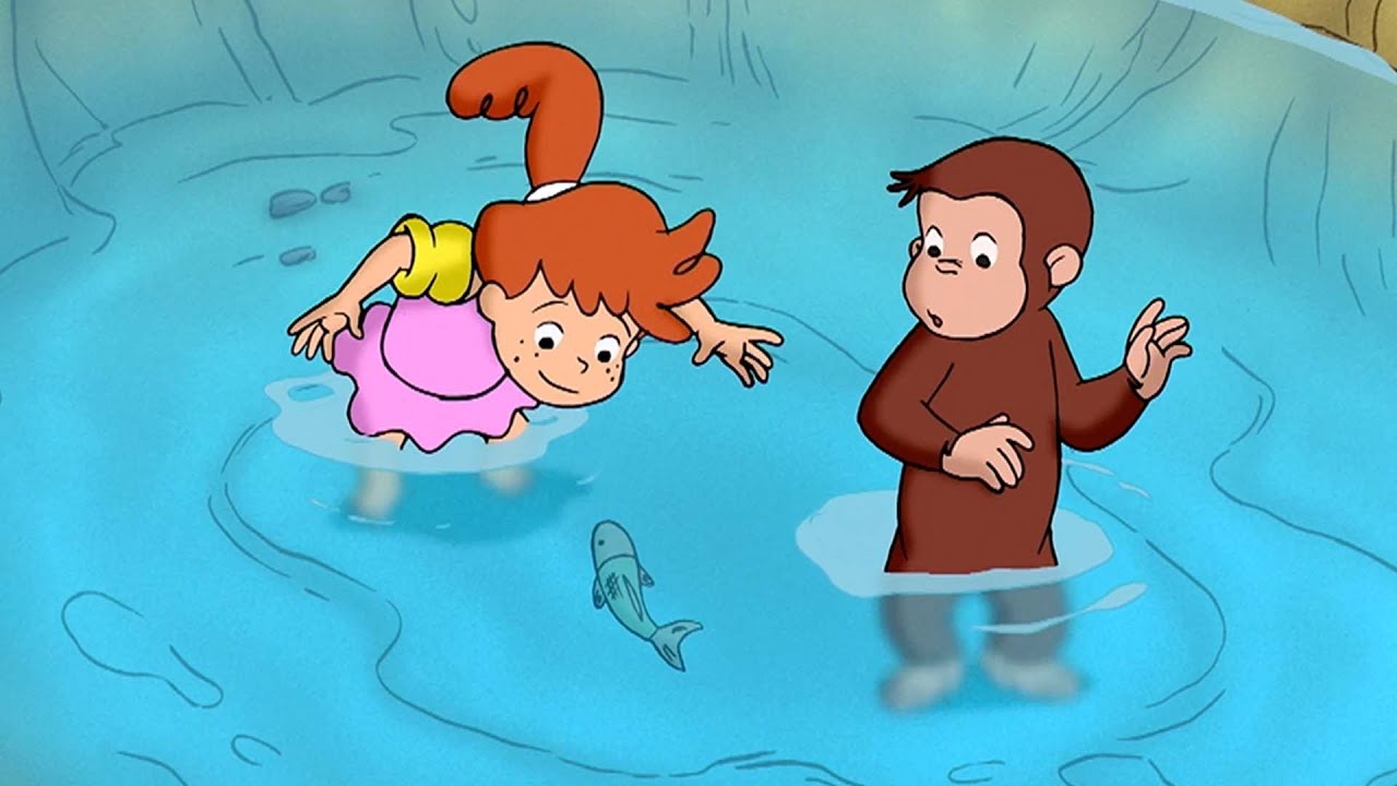 ジョージと一緒にスイミング 🐵 おさるのジョージ