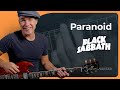 Paranoid by Black Sabbath | Easy Guitar Lesson