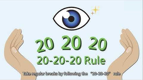 Follow 20 20 20 Rule to Protect Your Eyes