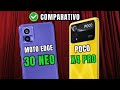 MOTO EDGE 30 NEO 5G VS POCO X4 PRO 5G | COMPARATIVO  📱 @canaldwn