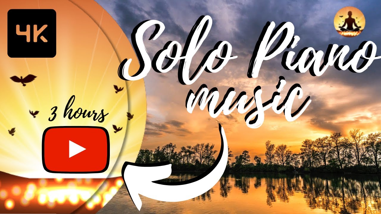 Solo Piano Music [] Sky [] 4k [] 3 hours - YouTube