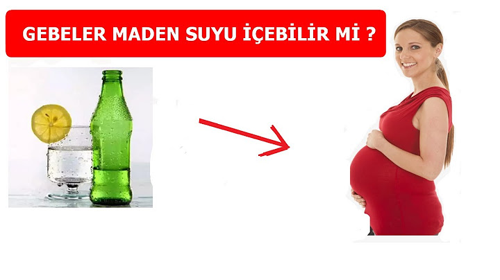 GEBELİKTE MADEN SUYU İÇİLEBİLİR Mİ ?