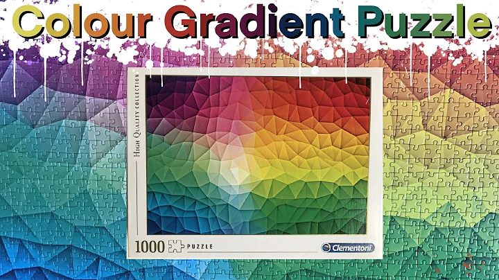Clementoni COLOUR GRADIENT PUZZLE Timelapse I 1000 Pieces