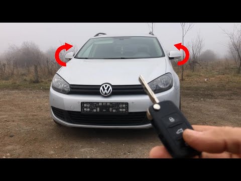 Activare rabatare oglinzi din telecomanda la VW Golf 6, GTI, Passat B7, CC, Jetta in 3 pasi simpli