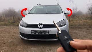 Activare rabatare oglinzi din telecomanda la VW Golf 6, GTI, Passat B7, CC, Jetta in 3 pasi simpli