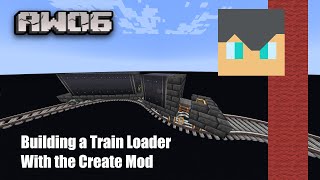 Building a Train Car Loader In the Create Mod