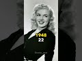 Marilyn Monroe Evolution Monroe Nostalgic Marilynmonroe Hollywood Blonde 60s 70s