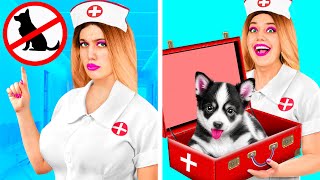 Funny Ways To Sneak Pets Into The Hospital | Funny Moments by 4Fun Challenge