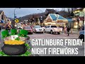 Gatlinburg Friday Night St. Paddy's Day Fireworks and Music 2021 Donut Friar at the village