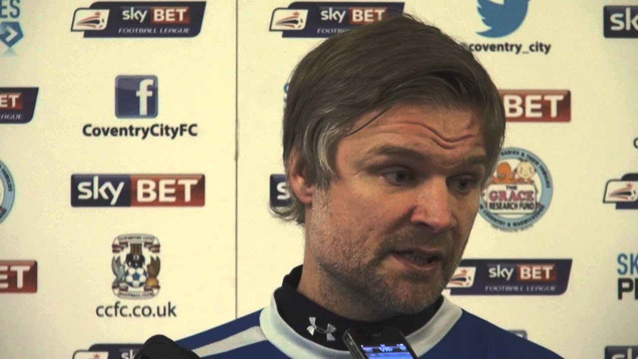 Coventry City manager Steven Pressley looks to the future football score