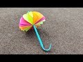 How To Make A Paper Umbrella // DIY Paper Umbrella Craft Ideas // Kids Room Decor Ideas