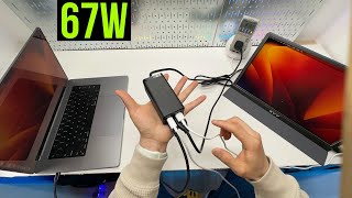 67W Baseus GaN5 4-in-1 USB-C Hub for MacBook or Steam Deck