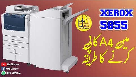 xerox 5855 double sided A4 copy /xerox 5855 double sided copy