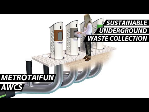 The MetroTaifun Automatic Waste Collection System | Sustainable Underground Waste Collection