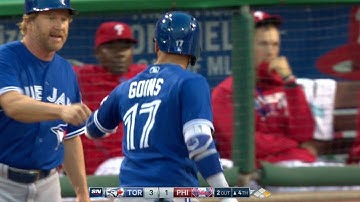 TOR@PHI: Goins smacks an RBI single to center field