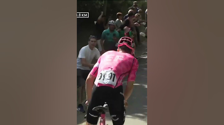 Giulio Ciccone takes off and drops Isaac Del Toro on the final climb! 🤯
