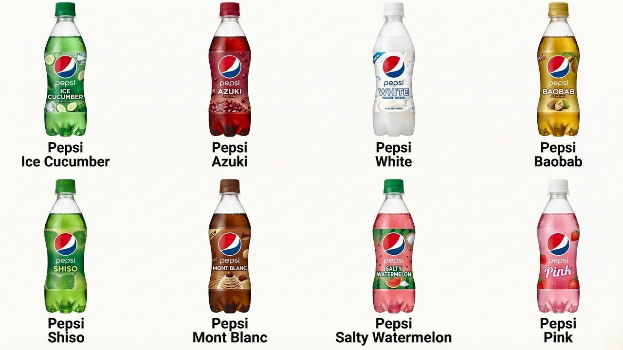 Every Strange Pepsi Flavor Explained in 6 Minutes - YouTube