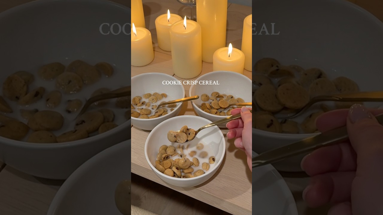 Let’s make Cookie Crisp cereal 🍪🥣 recipe in the comments 🫶🏼