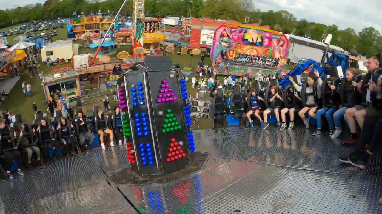 William Roberts Megaspin On Ride POV Knutsford May Day Fair 2024 YouTube