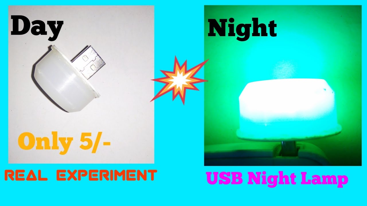 How to make a usb led light Diy mini led night lamp YouTube
