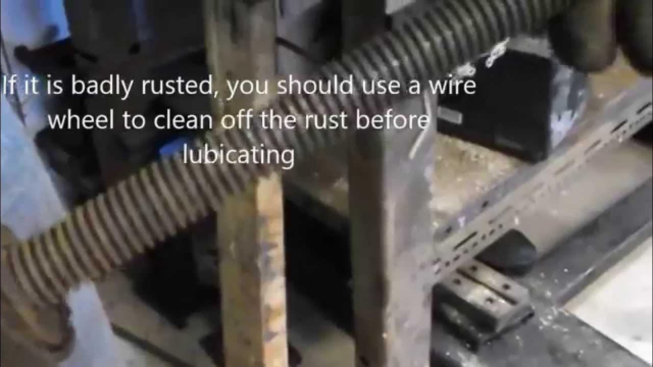 Trailer Jack Lubrication Maintenance YouTube