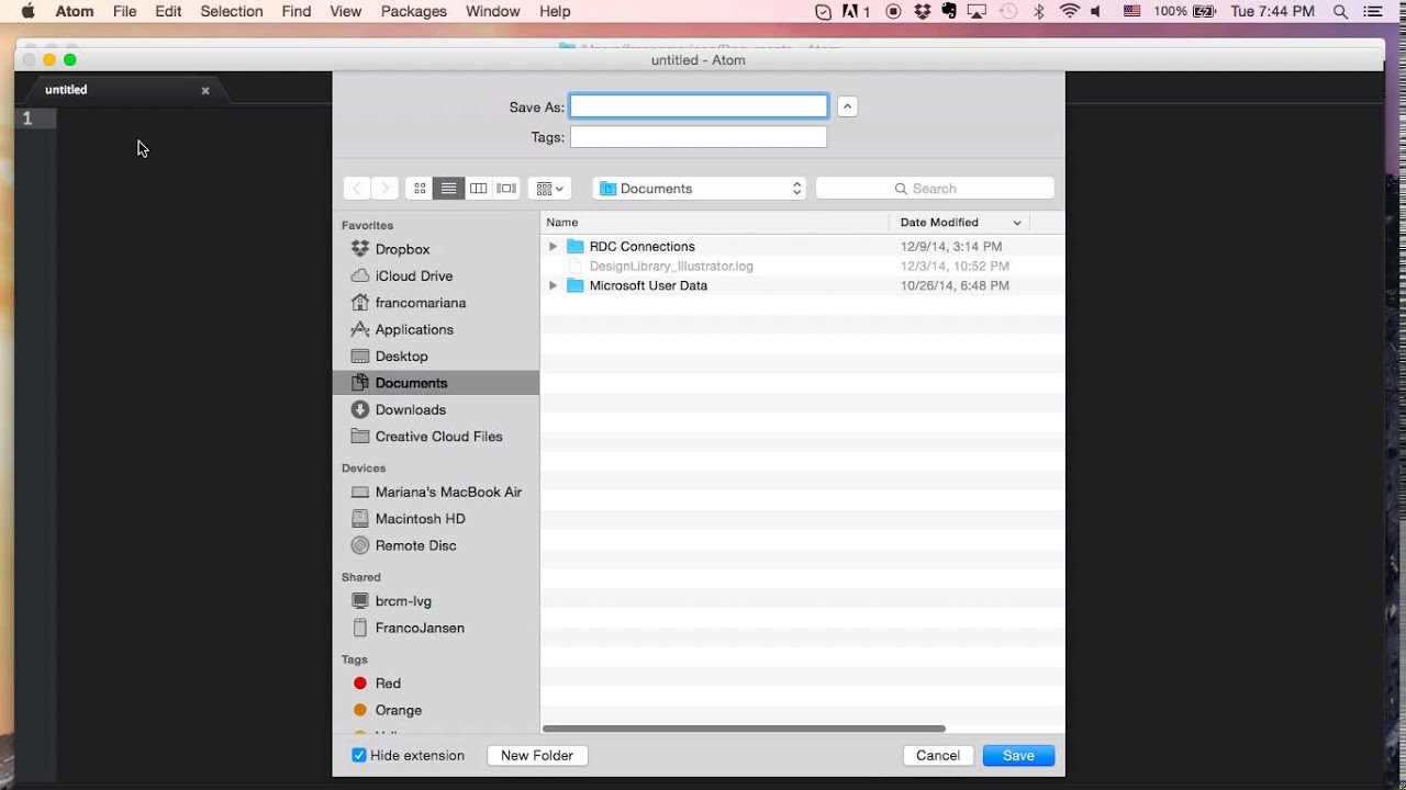 Atom Save File - YouTube
