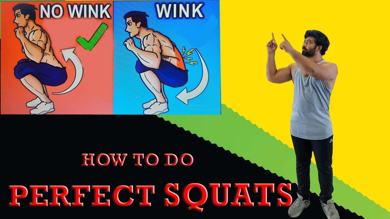 How To Do Perfect SQUAT | SQUATS For Beginners | Telugu ...