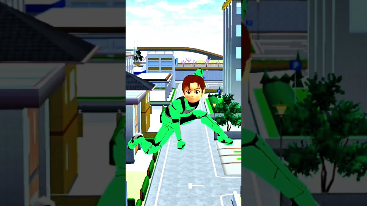 boy and Yuta crazy landing 😂🛬