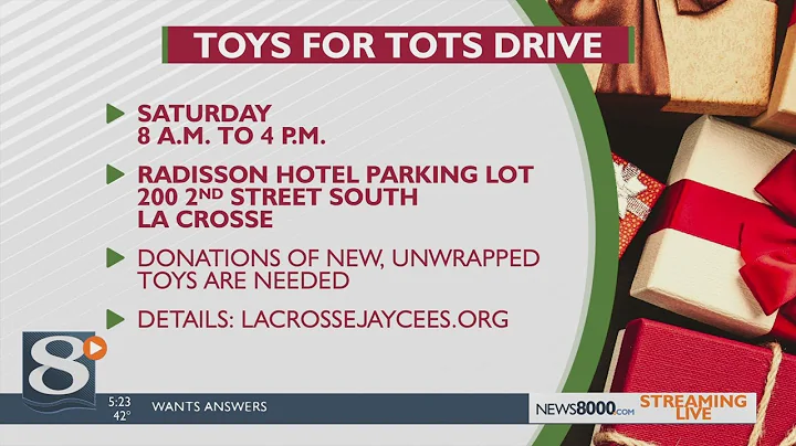 Drive-through donation event coming to La Crosse to support Toys for Tots