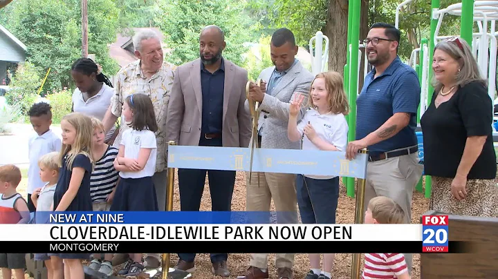 New playground opens in Montgomery's Cloverdale Idlewild Park