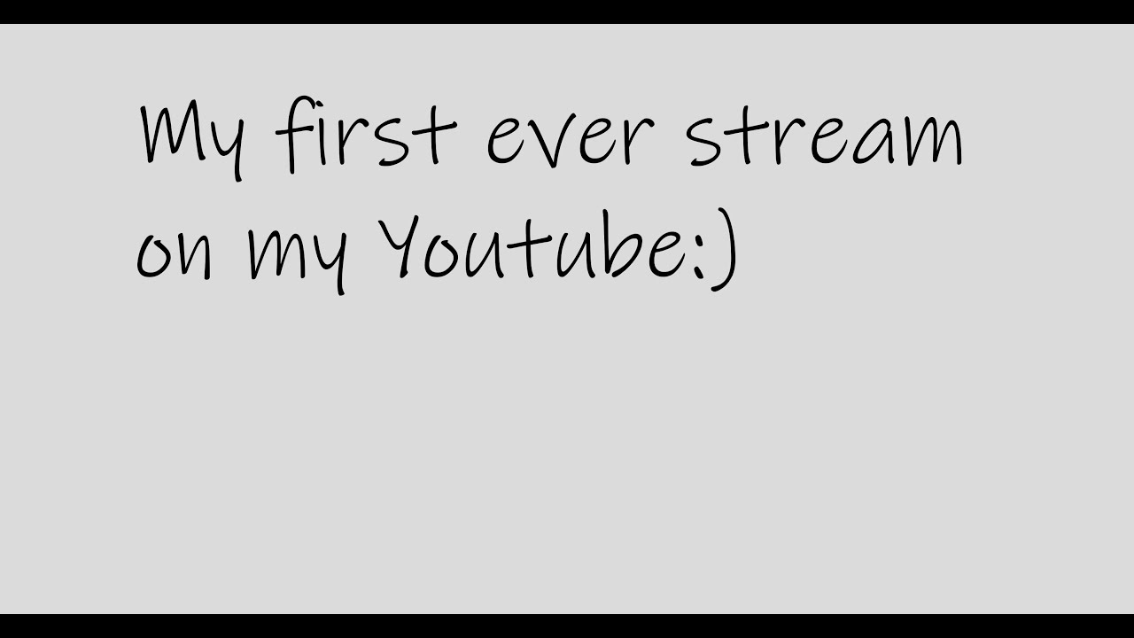 my first stream ever on my YouTube :) teo_c00Lkidd - YouTube
