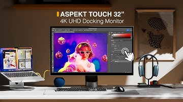 Game-Changer for Creatives: Aspekt 32" 4K Touchscreen with USB-C Charging | Alogic