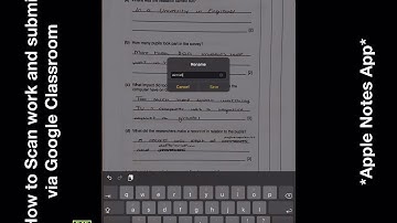 How to scan work and attach to Google Classroom (pupils)