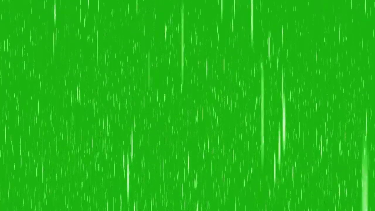 Rain Green Screen Video || Falling Rain Effect || Chroma Key || Content For Creators