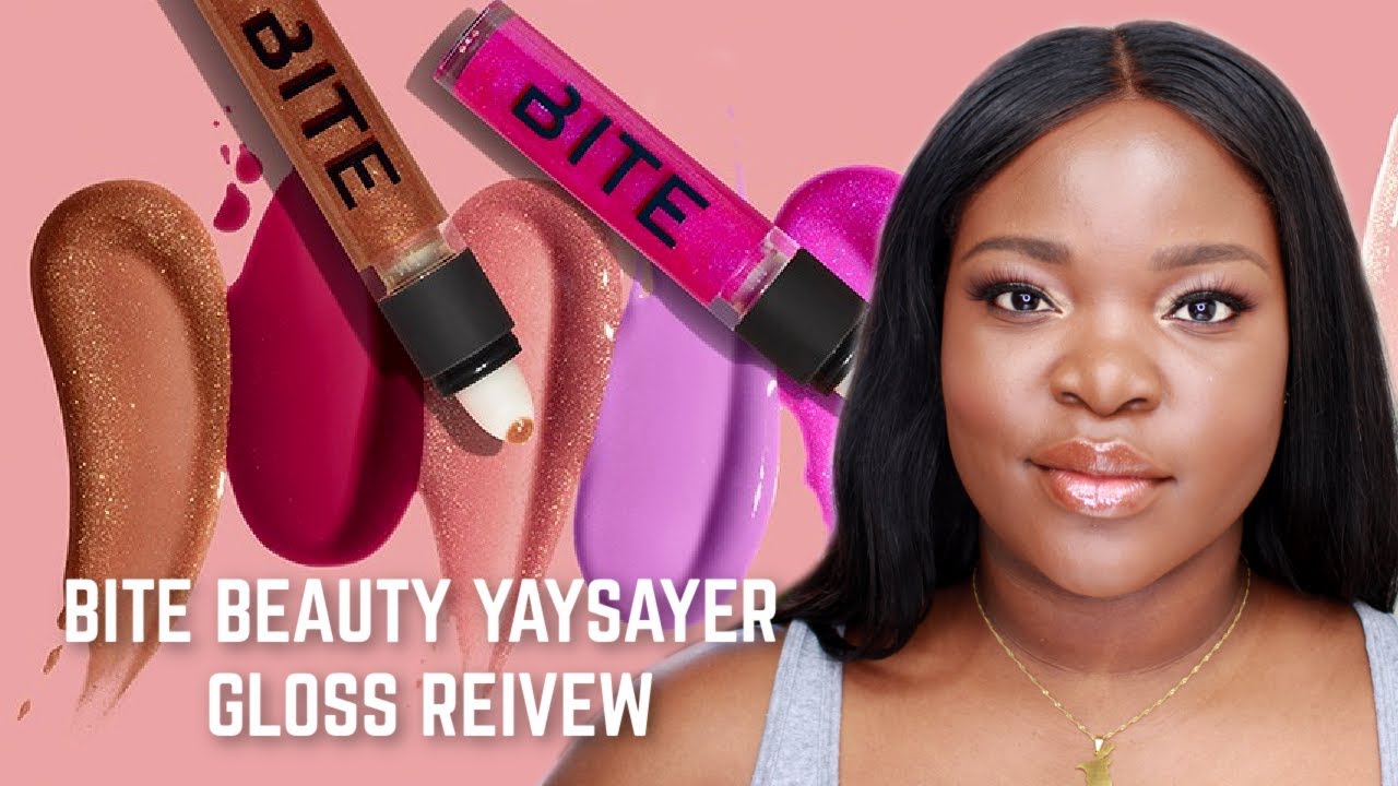 Uegnet Ferie Fruity NEW Bite Beauty Yaysayer Plumping Lip Gloss Review | Dark Skin |Le Beat -  YouTube