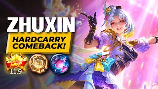 MASSIVE COMEBACK after LOSING 4-13 (ft. NEW P.ACE Zhuxin Skin) | Solo-Q Zhuxin Gameplay
