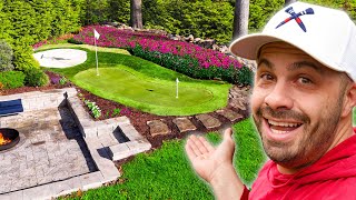 How I Built my DREAM Golf Backyard - Start to Finish